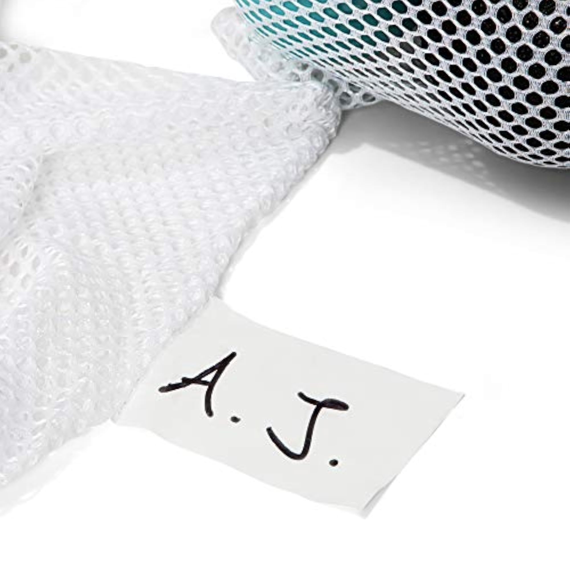 Nylon Drawstring Equipment Bag, White, 12x18 Inches